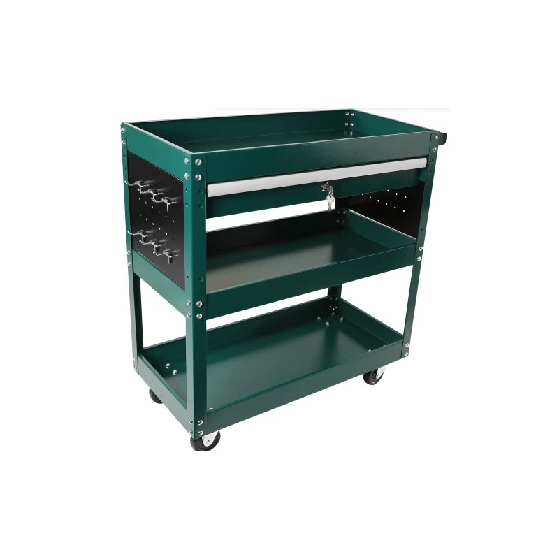 AUGALA 3 Tier Rolling Tool Cart, Heavy Duty Utility Cart