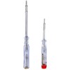 com-four 2 x Voltage Tester with Glow Lamp - Current