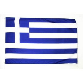 AZ FLAG Greece Flag 3' x 5' - Greek Flags 90 x 150 cm - Banner 3x5 ft