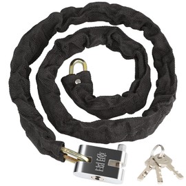 Diyife 120 cm Candado de Adena Para Bicicleta con 3 llaves, 0,6 kg, Candado Impermeable Para Bicicleta de Seguridad de Alta Dureza, Candado con llave Para Bicicleta, Motocicleta, Puerta