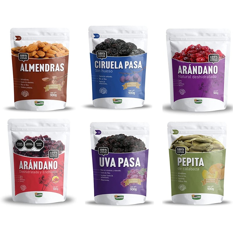 Almendras Naturales Kamponoble | Comt. Net.: 900 g | Crudas,