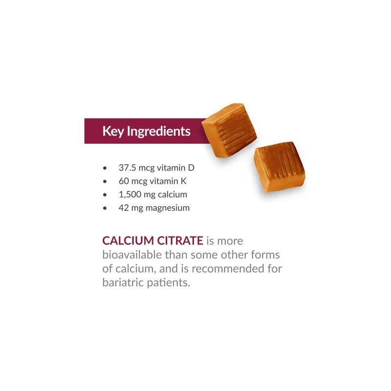 Bariatric Advantage Calcio Citrato Gomitas 60 Piezas