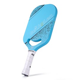 BKL BeikaLen USAPA Carbon Fiber Pickleball Paddle | T700 Carbon Friction Surface Pickleball Paddle | 20mm Honeycomb Core | The Pickle Ball Paddle Designed for Unmatched Control and Added Power Blue