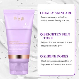 Collagen Mask Collagen Night Wrapping Mask Collagen Night Wrapping Mask Collagen Wrapping Mask Face Mask Overnight Collagen Mask Face Overnight Collagen Mask with Massage Stick