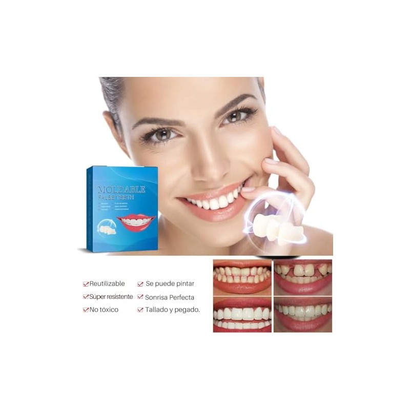 Universoenl?nea.com | Kit Reparaci?n Temporal Dientes Rotos Postizos Empaste Falso,