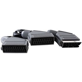 Teccus Audio/Video Adaptor 2x SCART SOCKET; 1 x SCART Male to RCA Female 0.2 m