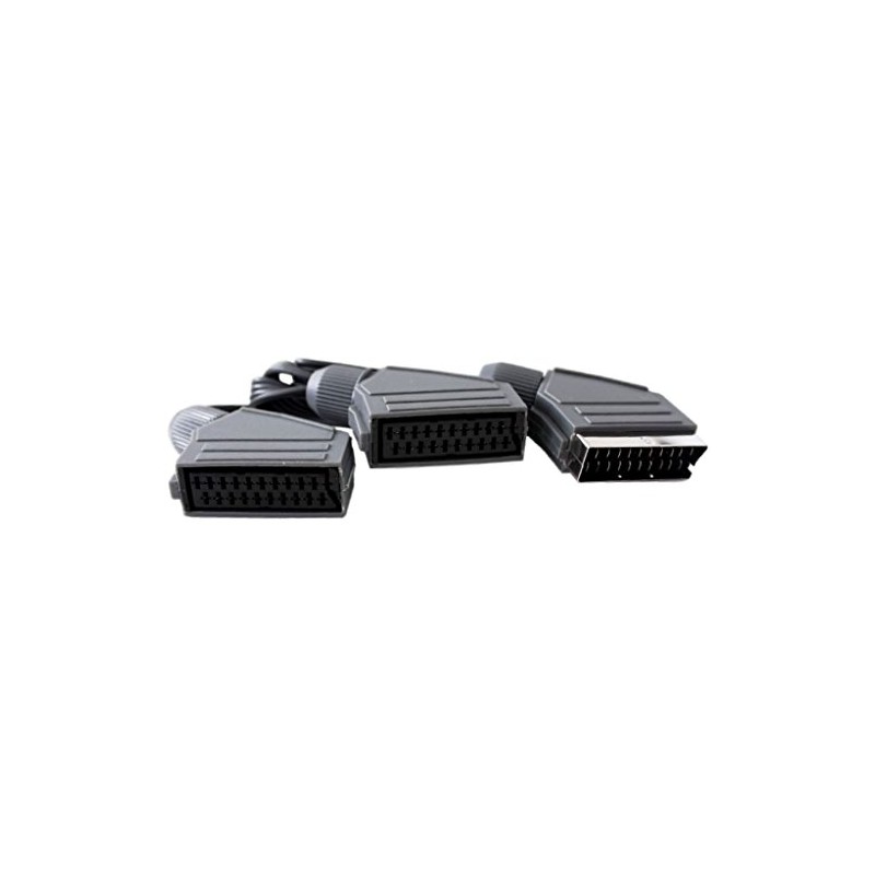 Teccus Audio/Video Adaptor 2x SCART SOCKET; 1 x SCART Male