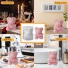 1-Piece Set of Rose Bear Silicone 3D Rose Bear Valentine's