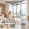 Replacement Filter Compatible with Fancybark ZQA-4000A Air Purifier, 3-in-1 True