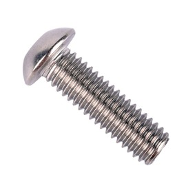 VAMUOEFL #6-32 x 5/8" Button Head Socket Cap Bolts Screws, 304 Stainless Steel 18-8, Allen Hex Drive, Fully Machine Thread, Quantity 40Pcs