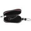 KIMISS Key Case Holder, Universal Car Auto PU Leather Zipper