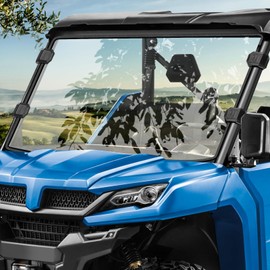 Drieaco UFORCE 1000 Windshield, UTV Front Full Windshield Fits for CFMOTO UFORCE 1000 2019-2025, UFORCE 1000 XL 2022-2024, Clear PC Anti-UV Scratch Resistant Windshield UFORCE 1000 Accessories