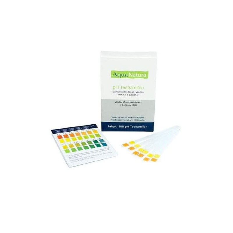 Aquanatura pH Teststreifen (100 Stück) Urin & Speichel