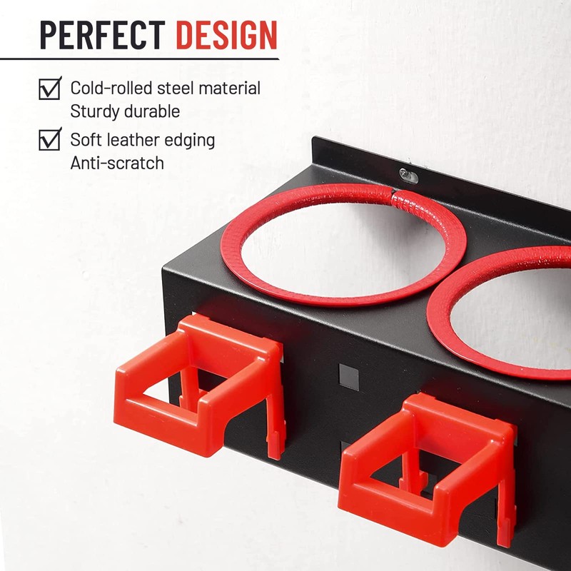 YTDTKJ 2 Set Spray Bottle Storage Rack with Car Cleaning