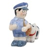Ebros Gift Ceramic Postman With Mail Thief Tramp Dog Salt