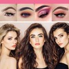 Skymore Eyebrow Ruler, 100Pcs Eyebrow Stencil Microblading Ruler, Disposable Eyebrow