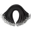 41" Inch 25 Pack Rubber Bungee Cords with Metal Hooks