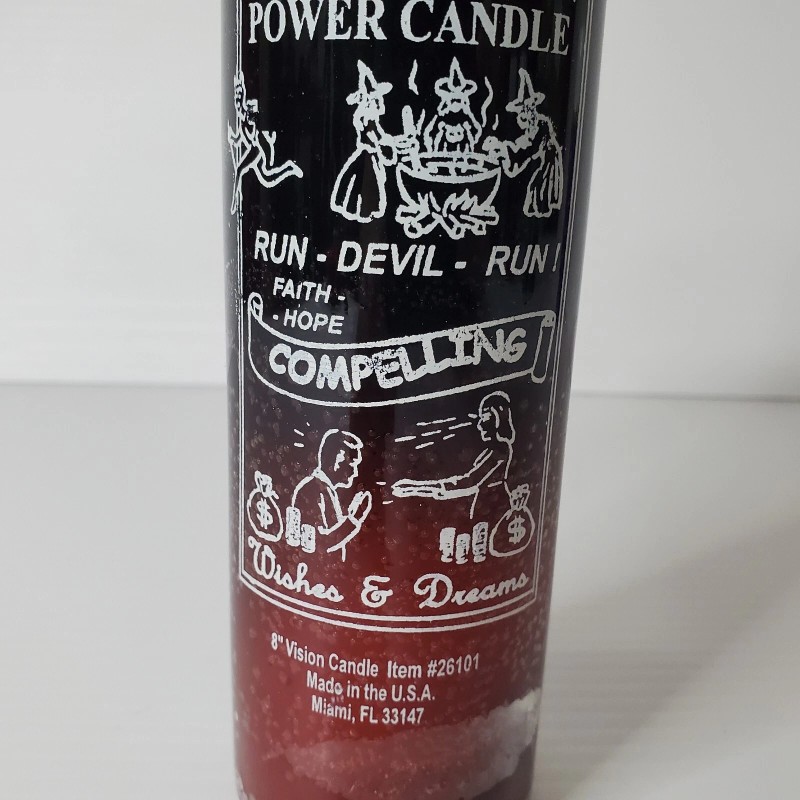 Spiritual Candle Jinx Removing Alleged Power Vision Candle Lucky Wishes