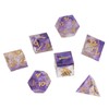 7pcs Resin Role Playing Game Dice Men Women Portable Exquisite