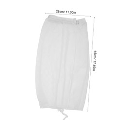 Ipetboom Hair Drying Cap Curly Hair Plopping Net Mesh Bonnet Drawstring Fast Dry Bath Cap