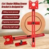 4 in 1 Router Milling Groove Holder, Aluminium Alloy Router