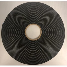 JVCC SF-VFMD Single-Sided PVC Foam Tape: 1/8 in. thickness x 3/8 in. x 25 yds.