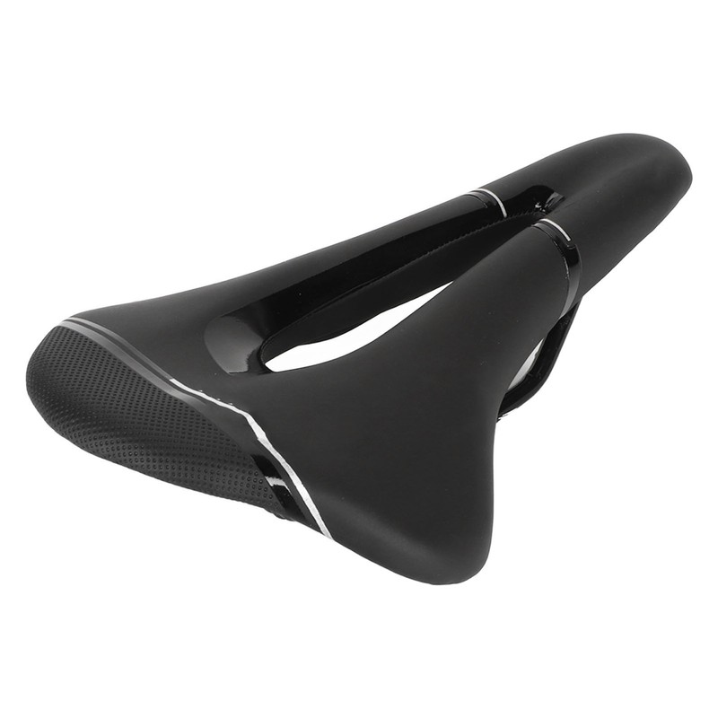 Bicycle Saddle Hollow Breathable Shock Absorbing Height Adjustable Prevent Slip