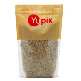 Yupik Roasted Sunflower Seeds, Unsalted, No Shell, 2.2 lb (35.2 oz), Gluten-Free, Vegan, Kosher, Shelled Seeds, Salt-Free, Source of Fiber & Iron, Plant-Based Protein, Savory Snack,For Baking,Topping