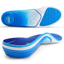 PCSsole Pro Orthotic Insoles (Gen 2) – Heavy Duty 240+ lbs Arch Support Shoe Insert for Plantar Fasciitis, Flat Feet & Heel Pain Relief – All-Day Standing Comfort