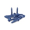 IMScrews 1/4" x 1-1/4" Masonry Anchor Screws, Short Hex Slotted