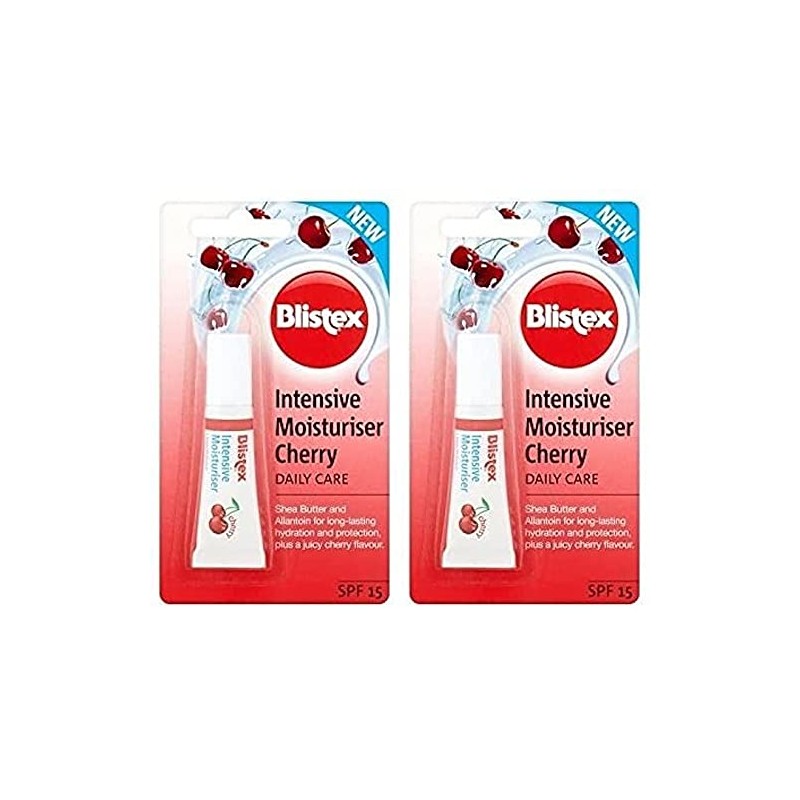 Blistex Intensive Moisturiser Cherry SPF15 6ml (Pack of 2)