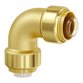 Brass 1/2 In Push Fit Elbow Pipe Fittings For Air System Plumbing Hoses 12 PcsPipe Connection Type: Elbow, Size: Size 1/2 in - 12 PCS