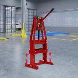 6 Ton Hydraulic Press, Benchtop Hydraulic A-Frame Shop Press, Height Adjustable for Automotive Repair and Garages