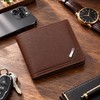 Men’s PU Leather Bifold Wallet for Daily Essentials – Compact