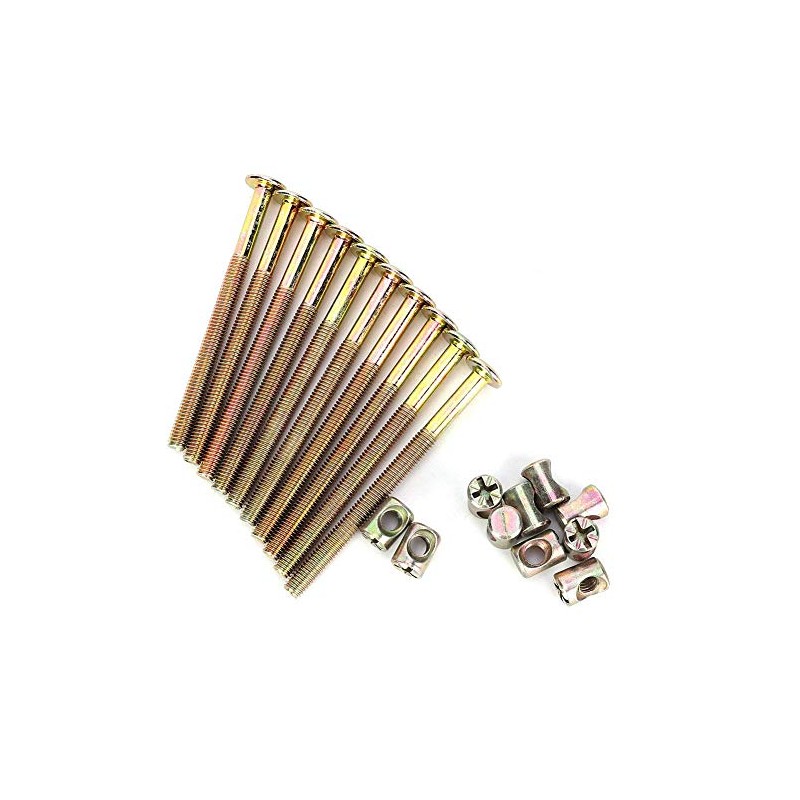 Kit de Pernos y Tuercas, 10 Piezas M6 Tornillos de