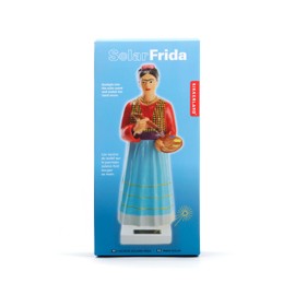 Kikkerland Solar Frida Kahlo メキシコ人アーティスト 画家 樹脂像 フィギュア デスク オフィス装飾 6.75インチ x 2インチ x 3インチ