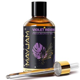 Violet Reverie Fragrance Oil Essential Oil, MAYJAM 3.38FL.OZ Violet Reverie Oil for Diffusers for Home, Long Lasting Scented Oils for Soap Candle Making - 100ML