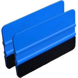 Eachbid Scraper for Wrapping Car Film with Felt Scraper for Sticker Vinyl Glass Squeegee Pack of 2