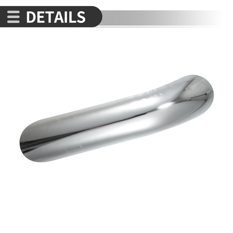 Motoforti Universal Motorcycle Exhaust Pipe Heat Shield Curved Motorcycle Heat