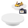 Rotating Display Stand White Plug in Remote Control Load Bearing