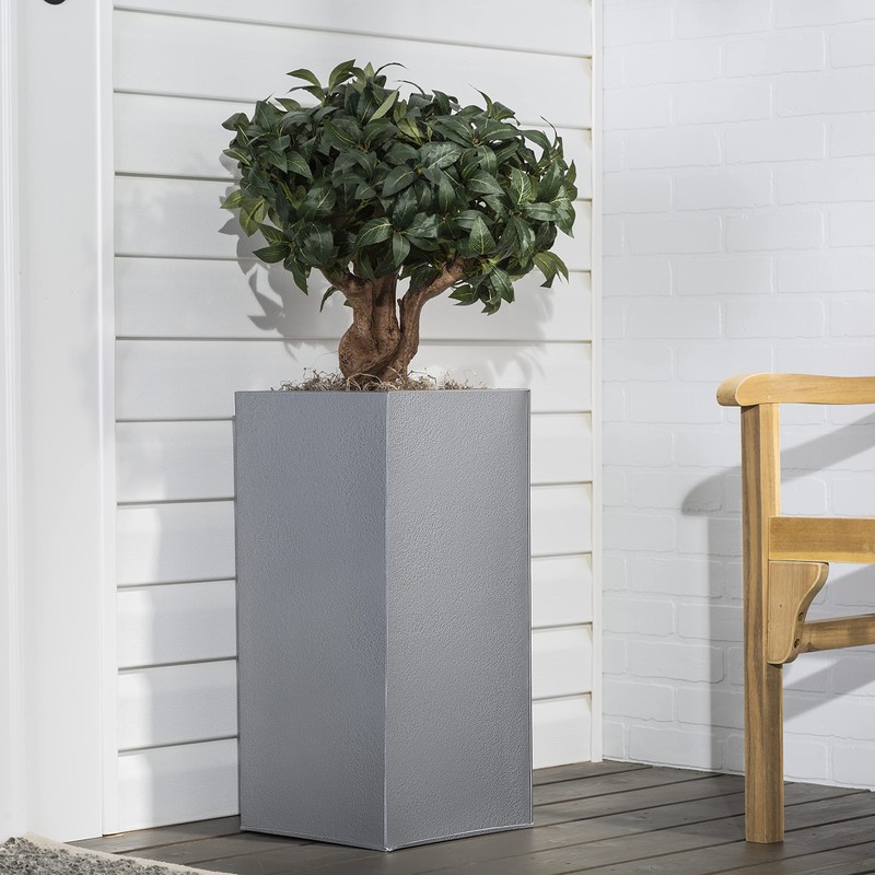 Rust-Oleum 7213502 Stops Rust Hammered Finish Paint, Quart, Silver