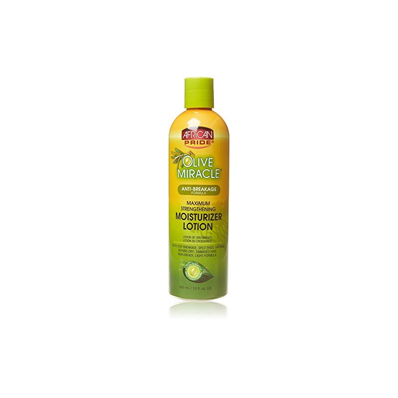 African Pride Olive Miracle Anti-Breakage Maximum Strengthening Moisturizer Lotion 355