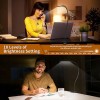 Universal LED Desk Lamp Dimmable Adjustable Lamp W/Clamp Eye-Caring Reading