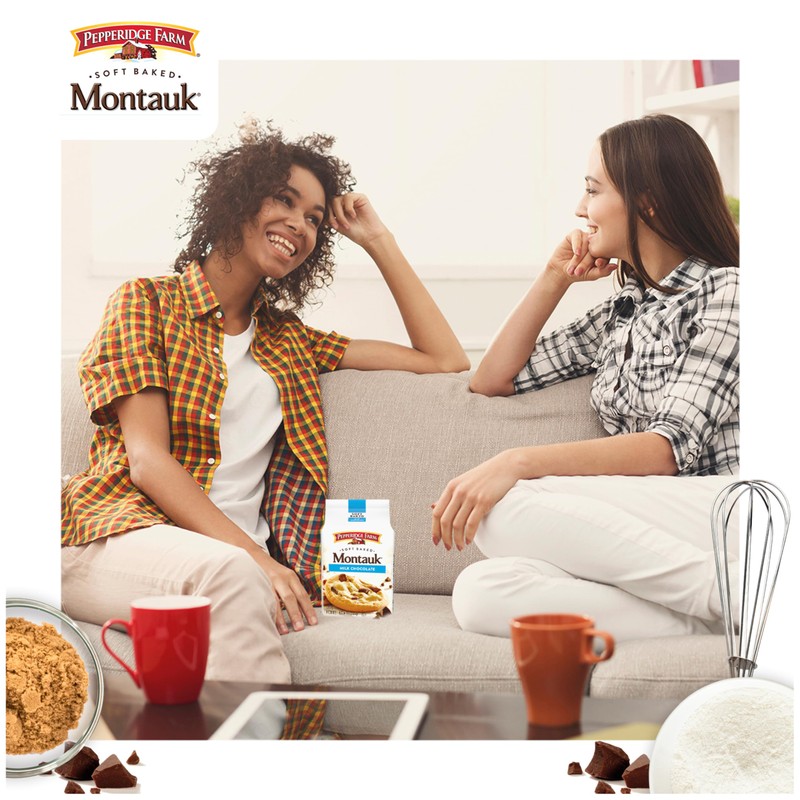 Pepperidge Farm Montauk Soft Baked Milk Chocolate Chunk Cookies, 8.6
