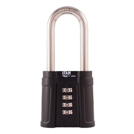 IFAM 051820 Black Force AL Combination Padlock