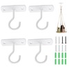 4PCS Ceiling Hooks Heavy Duty, Ceiling Hooks for Hanging Plants,