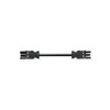 BACHMANN Device Extension GST18-3 Male / Female 0.5 m Black