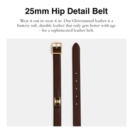 Coach 25mm Hip Detail Belt
