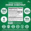 Zazzee Extra Strength Horse Chestnut 10:1 Extract, 20% Aescins, 120