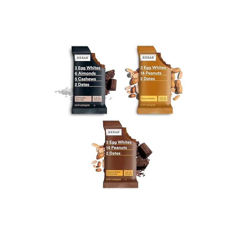 RXBAR Protein Bars, Protein Snack, Snack Bars, Variety Pack, 18.3oz